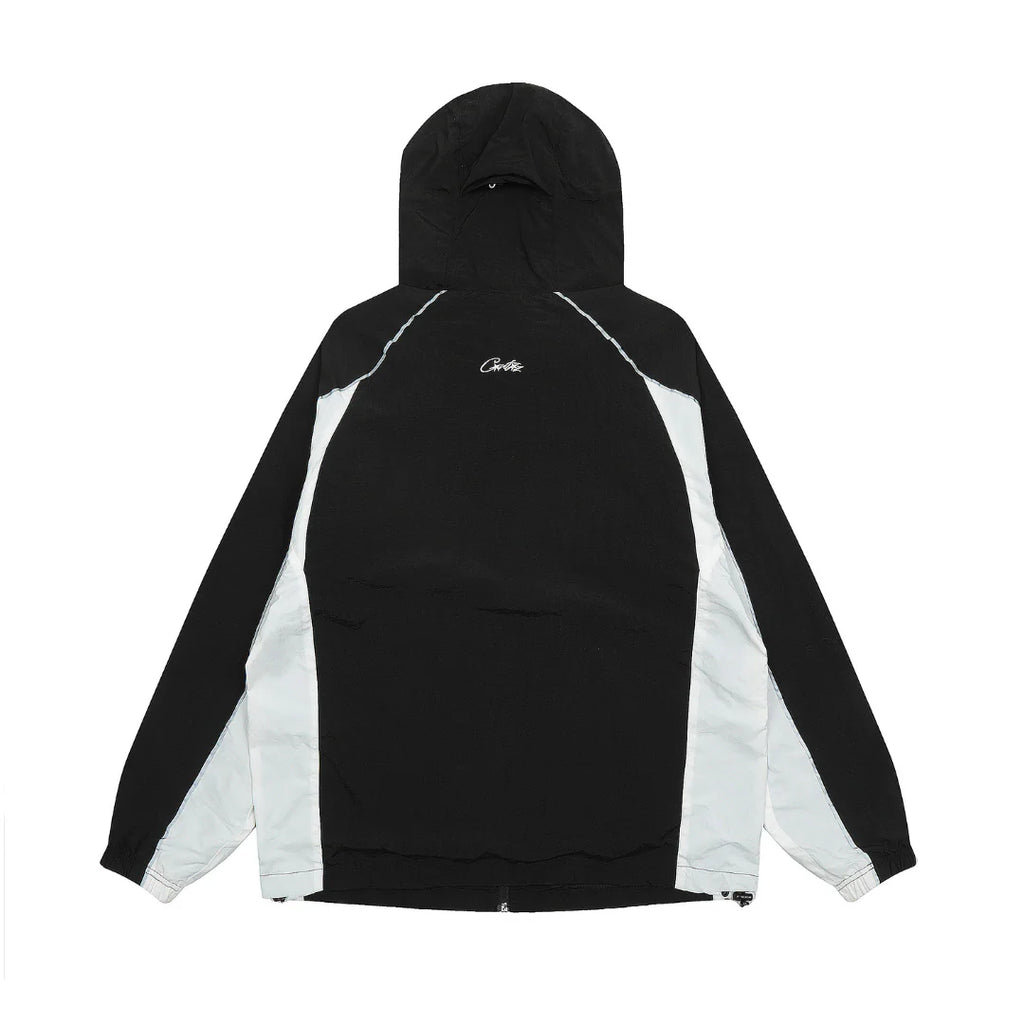 SEVENPETALS x CZ Black Windbreaker