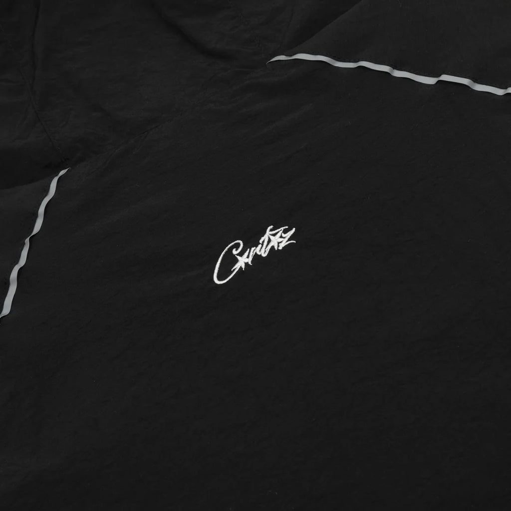 SEVENPETALS x CZ Black Windbreaker