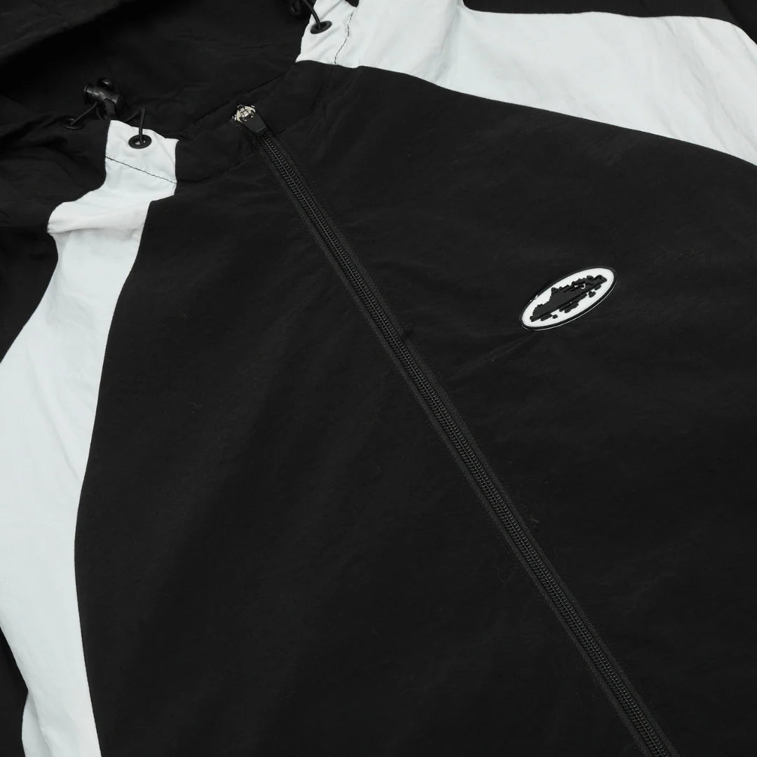 SEVENPETALS x CZ Black Windbreaker