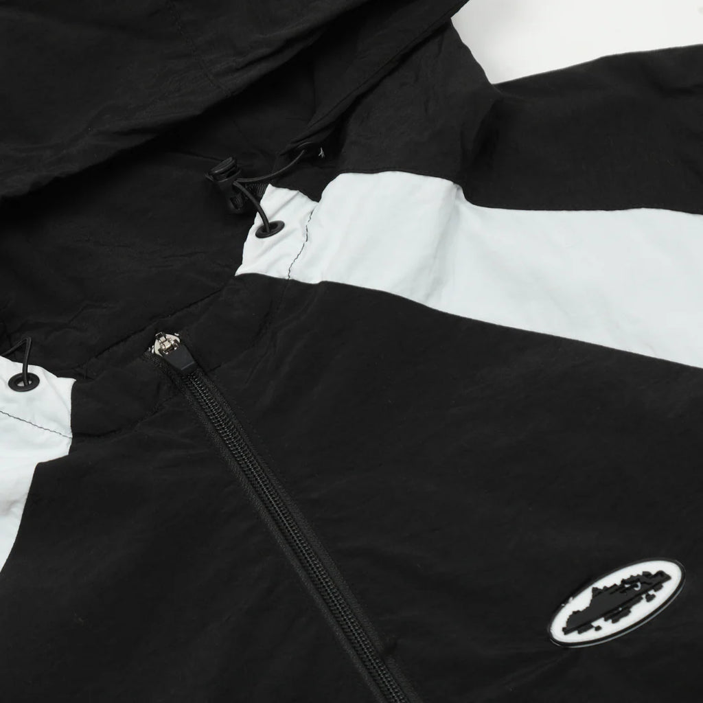 SEVENPETALS x CZ Black Windbreaker