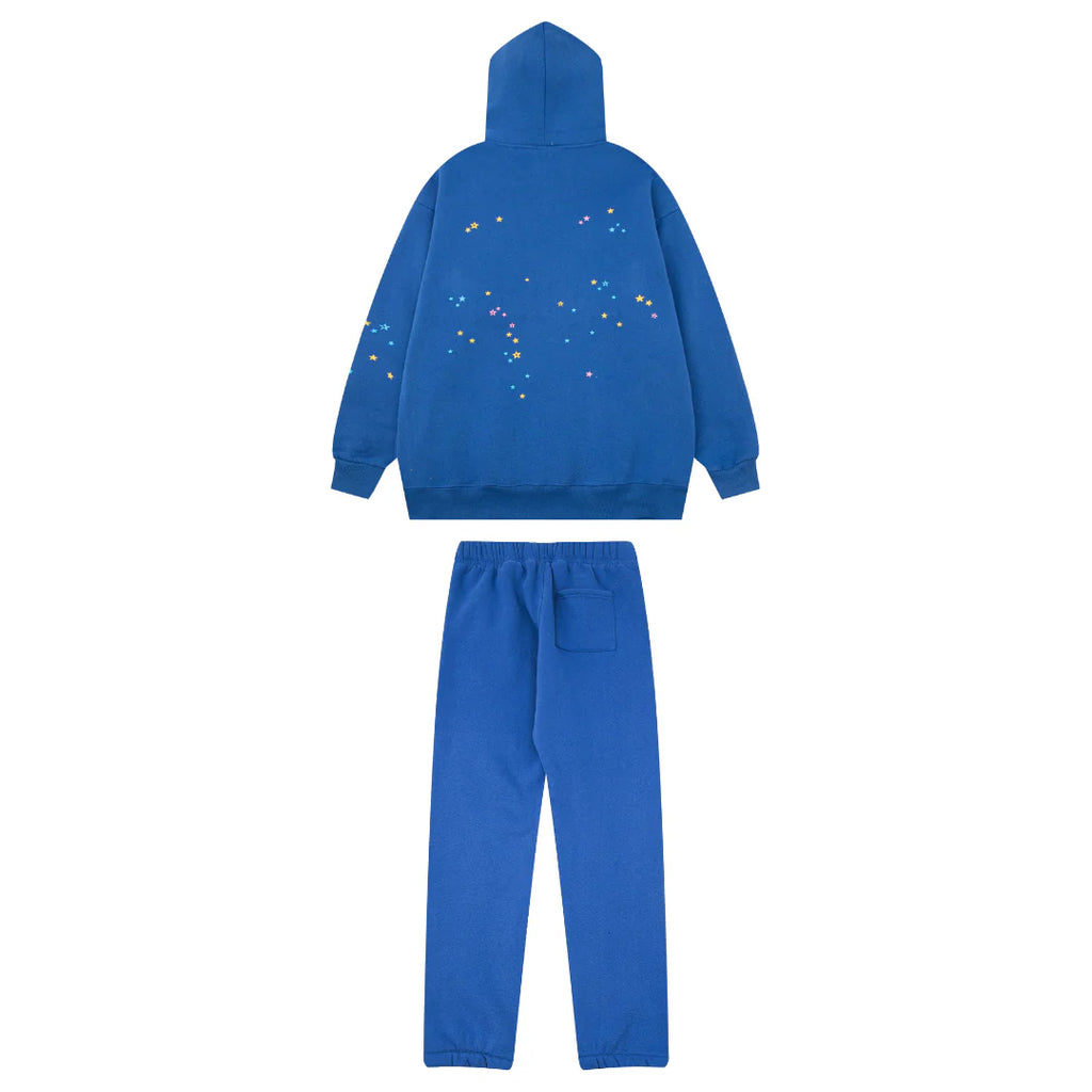 Sp5der Tracksuit Blue