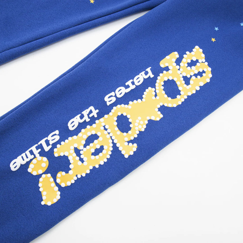 Sp5der Tracksuit Blue