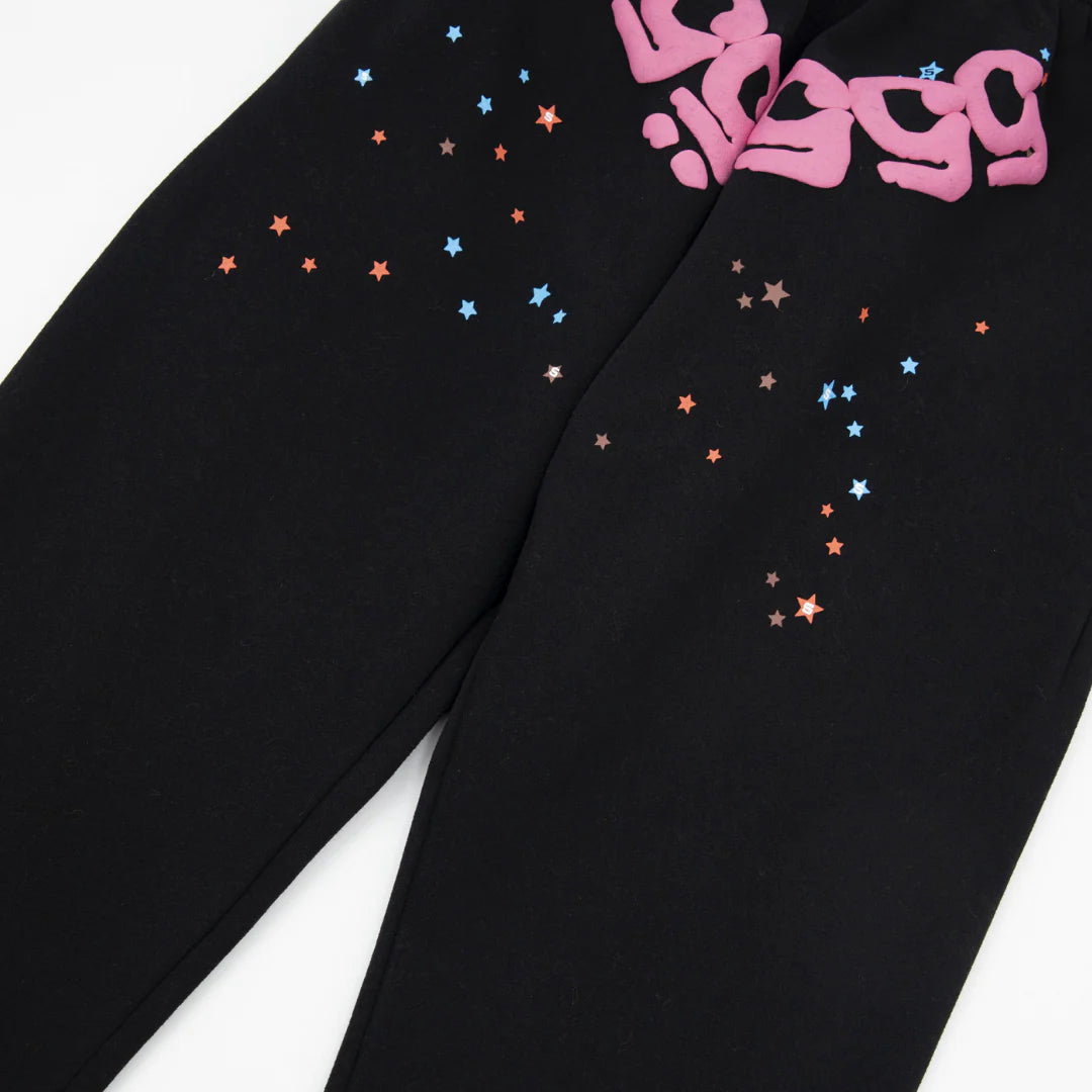 Sp5der Tracksuit Black