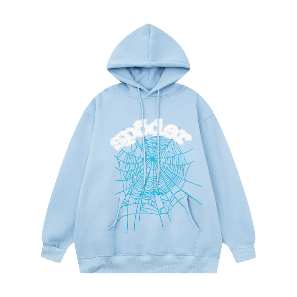 Sp5der Tracksuit Baby Blue