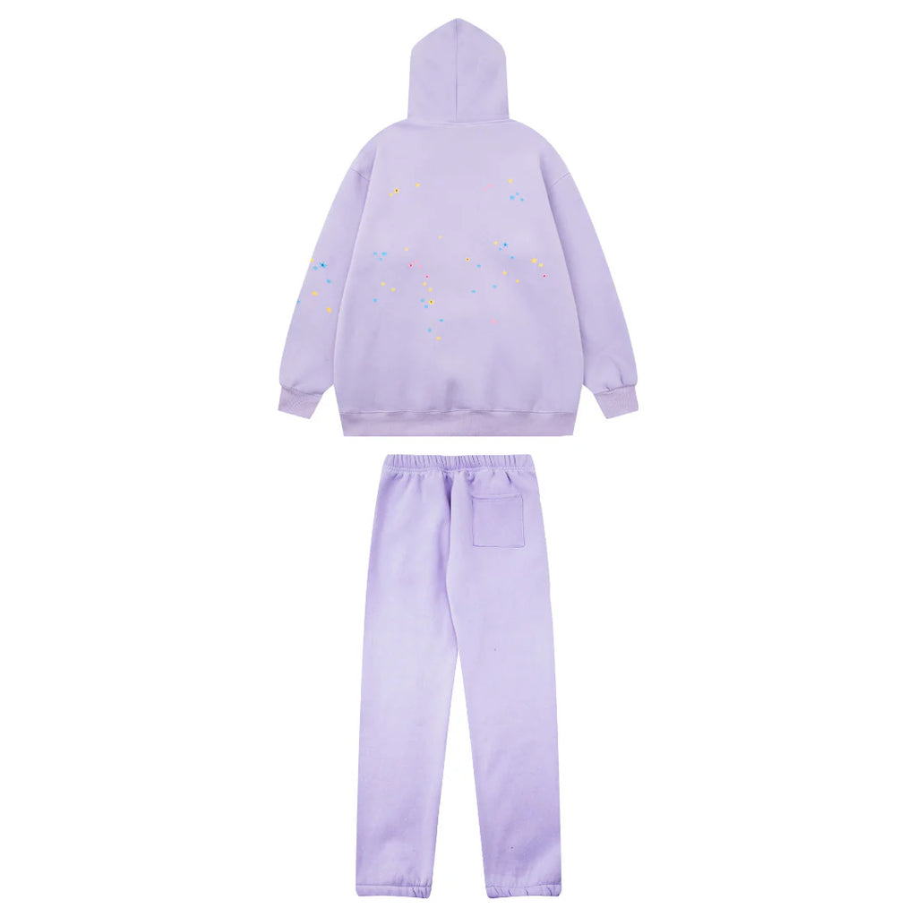 Sp5der Tracksuit Light Purple