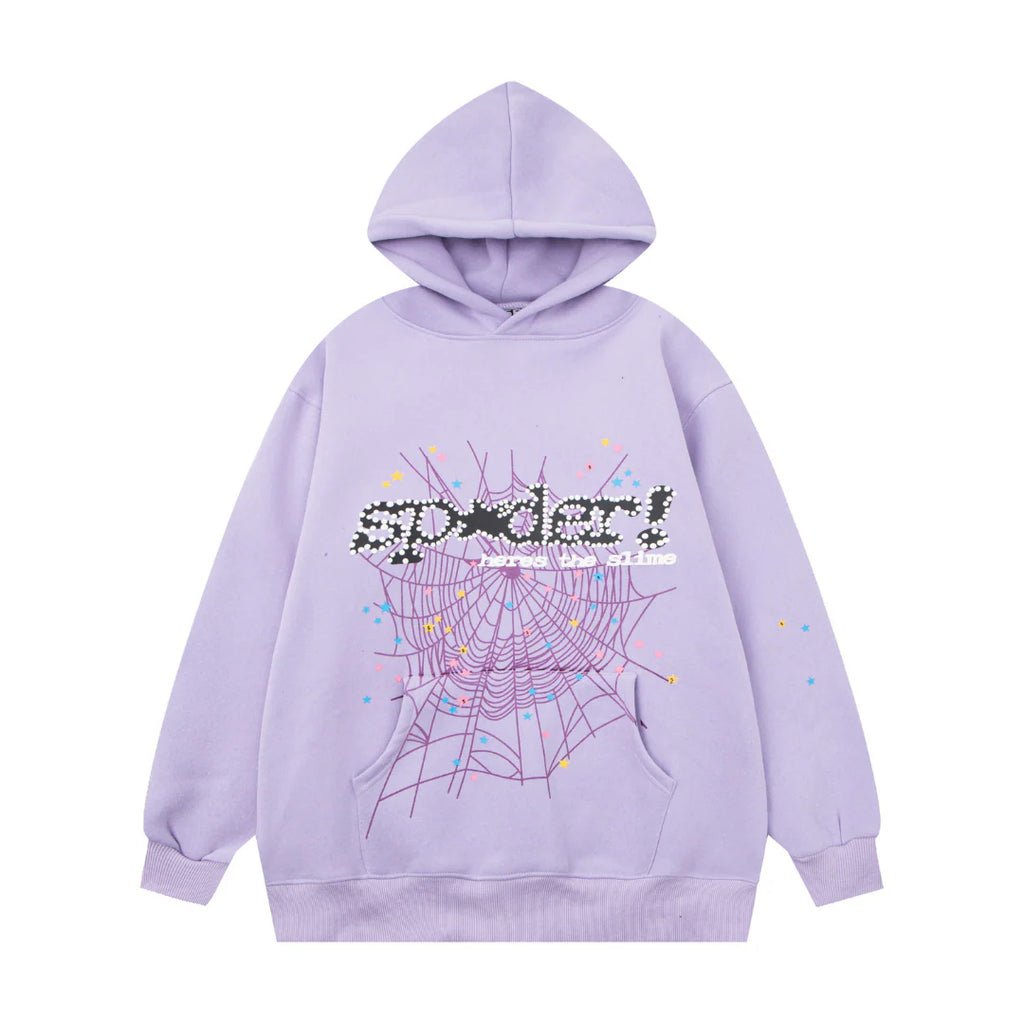 Sp5der Tracksuit Light Purple