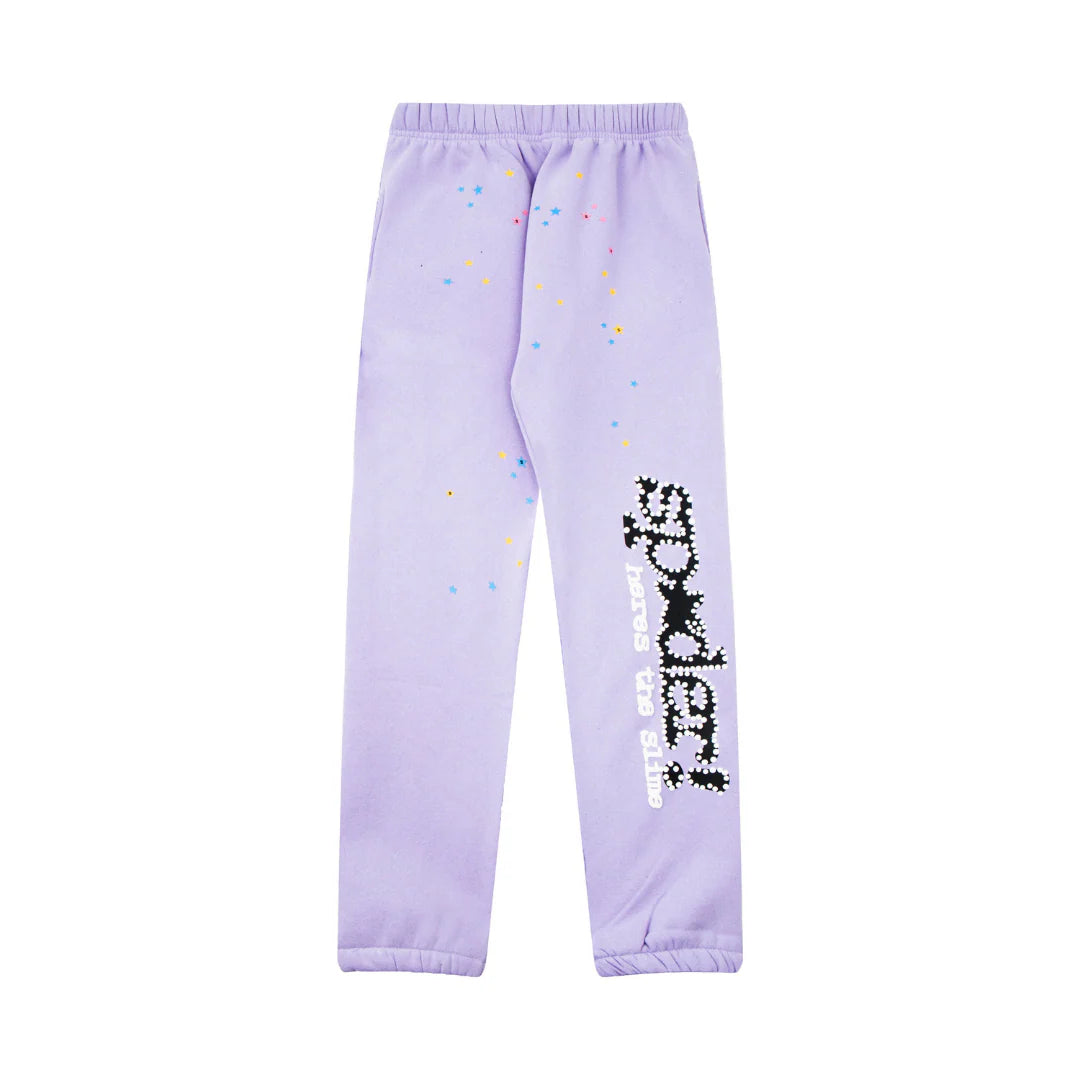 Sp5der Tracksuit Light Purple