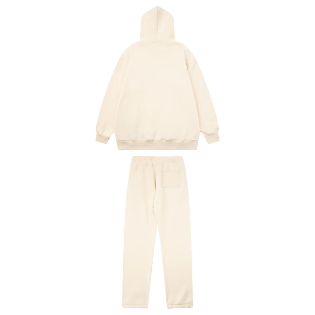 Sp5der Tracksuit Beige