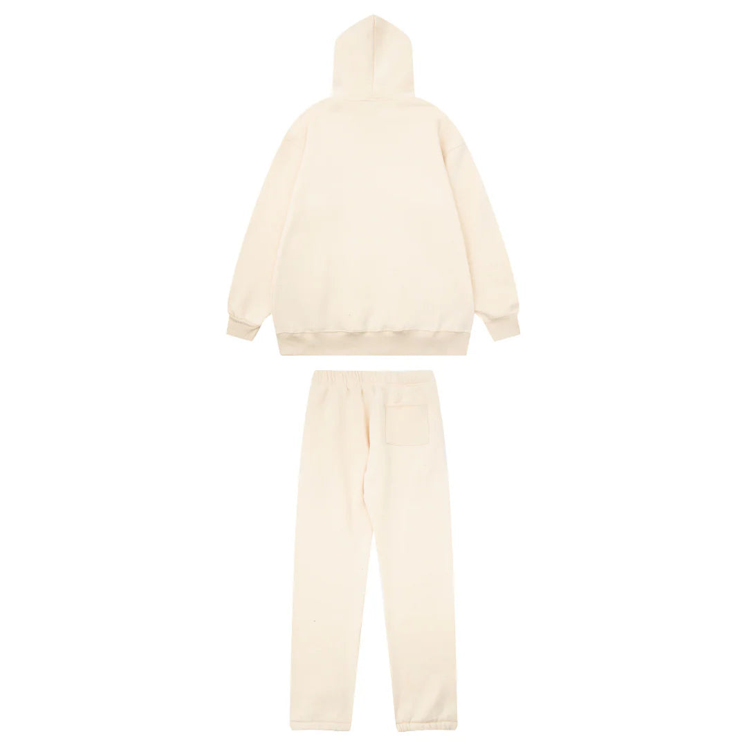 Sp5der Tracksuit Beige