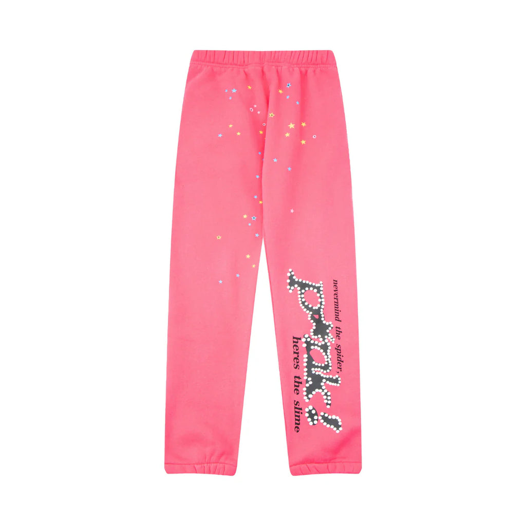 Sp5der Tracksuit Pink