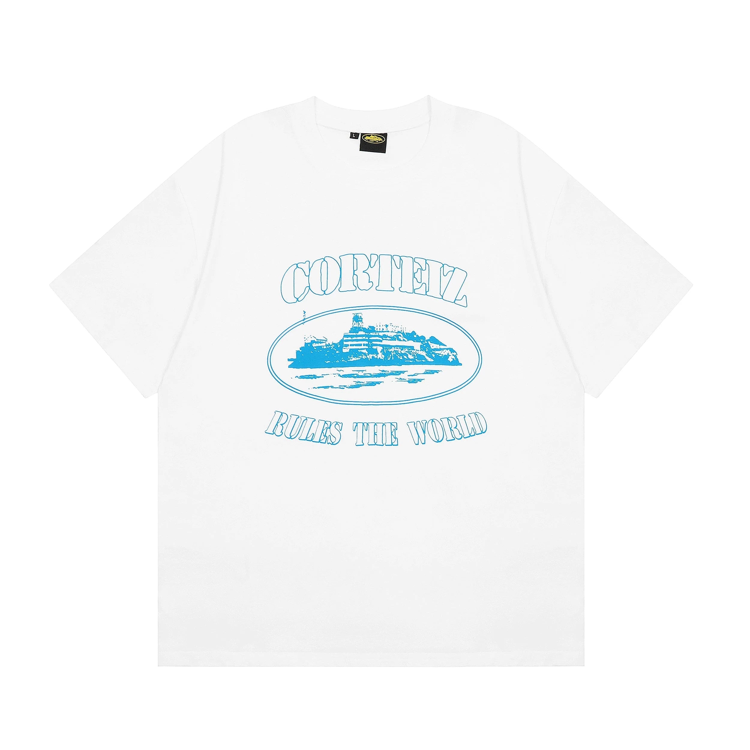 Alcatraz White Blue T-shirt